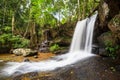 Waterfall in Cambodia Royalty Free Stock Photo