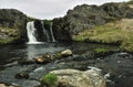 Waterfall on Camddwr Royalty Free Stock Photo