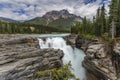 Waterfall in the Canadian Rocky Mountains- Jasper National Park