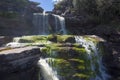 Waterfall in the Canaima Lagoon, Venezuela Royalty Free Stock Photo