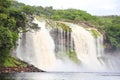 Waterfall at Canaima National Park Royalty Free Stock Photo