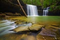 Waterfall at Caney Creek Royalty Free Stock Photo