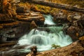 Waterfall canyon,Bulgaria Royalty Free Stock Photo