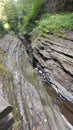 Waterfall canyon in upstate NY