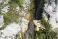 Waterfall in the Carpathians Royalty Free Stock Photo