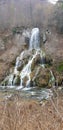 Waterfall in carpatian mountains