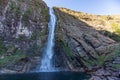 Waterfall Casca Danta Serra da Canastra Montains state Park, Minas Gerais, Brazil Royalty Free Stock Photo