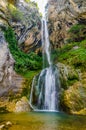 Waterfall Cascade de Courmes near Pont du Loup, France.