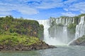 The Waterfall cascade San Marti in Iguasu Royalty Free Stock Photo