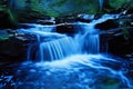 waterfall cascade slow shutter speed luminogramsilky smooth wate