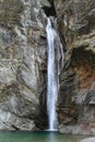 Waterfall Cascata Del Palvico Royalty Free Stock Photo