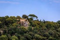 Waterfall at Castle Hill or Colline du Chateau in Nice, South of France