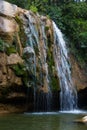 Waterfall in Catalonia surrounded by beautiful forests