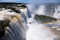 Waterfall Cataratas del Iguazu on Iguazu River, Brazil