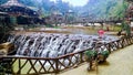 Waterfall in CatCat Village Sapa Vietnam