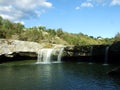 Waterfall and Cave The Zarecki Krov on the Pazincica River - Pazin, Croatia / Slap i pecina Zarecki krov na rijeci Pazincici Royalty Free Stock Photo