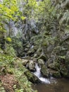 Waterfall on Cerna valley , in Caras Severin, near Cerna Sat.