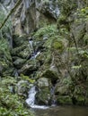 Waterfall on Cerna valley , in Caras Severin, near Cerna Sat.