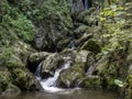 Waterfall on Cerna valley , in Caras Severin, near Cerna Sat.