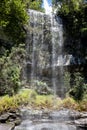 Waterfall in the Champagne Valley, forming part of the central Drakensberg mountain range, Kwazulu Natal, South Africa.