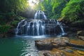 Waterfall charm Small sized Namtok Salatdai in Nakhon Nayok, Thailand