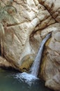 Waterfall in Chebika oasis, Tunisia Royalty Free Stock Photo