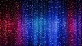 waterfall christmas lights pattern Royalty Free Stock Photo