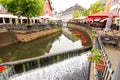 Waterfall in the city of Saarburg, Germany