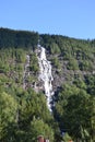 Waterfall close to Rjukan, Norway. Royalty Free Stock Photo