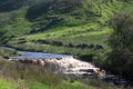 Waterfall Clough River, Garsdale, North Yorkshire Royalty Free Stock Photo