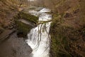 Waterfall Clun-Gwyn. Royalty Free Stock Photo