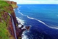 Kilt Rock and Mealt Falls of Skye Island in the Scottish Highlands Royalty Free Stock Photo