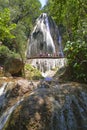 Waterfall cola de caballo in monterrey nuevo leon, mexico. III Royalty Free Stock Photo