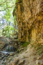 waterfall in Colorado Provencal, Provence, France Royalty Free Stock Photo