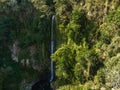 Waterfall in Costa Rica. La Fortuna waterfall. Landscape photograph. Royalty Free Stock Photo