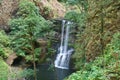 Waterfall in countryside Royalty Free Stock Photo