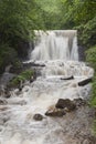 Waterfall in countryside Royalty Free Stock Photo
