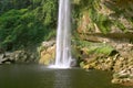 Waterfall in countryside Royalty Free Stock Photo