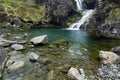 Waterfall, Cuillin Mountains, Isle of Skye , Scotland Royalty Free Stock Photo