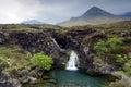 Waterfall, Cuillin Mountains, Isle of Skye , Scotland Royalty Free Stock Photo