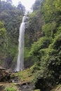 Waterfall in curug cimahi in bandung indonesia Royalty Free Stock Photo