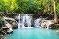 Waterfall deep forest scenic Royalty Free Stock Photo
