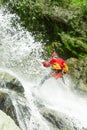 Waterfall Descent Chamana Royalty Free Stock Photo