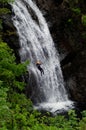 Waterfall descent in Scotland Royalty Free Stock Photo