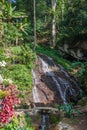 Waterfall in the Doi Pui Mong Hill Tribe Village, Chiang Mai, Northern Thailand Royalty Free Stock Photo