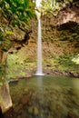 Waterfall in Dominica Royalty Free Stock Photo