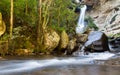 Waterfall in Drakensberg, South Africa. Royalty Free Stock Photo