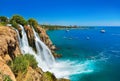 Waterfall Duden at Antalya, Turkey Royalty Free Stock Photo