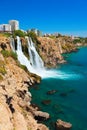 Waterfall Duden at Antalya, Turkey Royalty Free Stock Photo