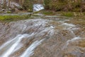 Waterfall in Eistobel gorge, Bavaria Royalty Free Stock Photo